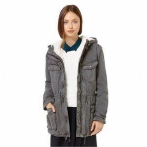 Aritzia Talula Trooper Military Utility Jacket Grey, size XS